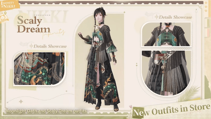 Infinity Nikki Release Livestream Summary and Details - New Outfits in Store Previews - Scaly Dream