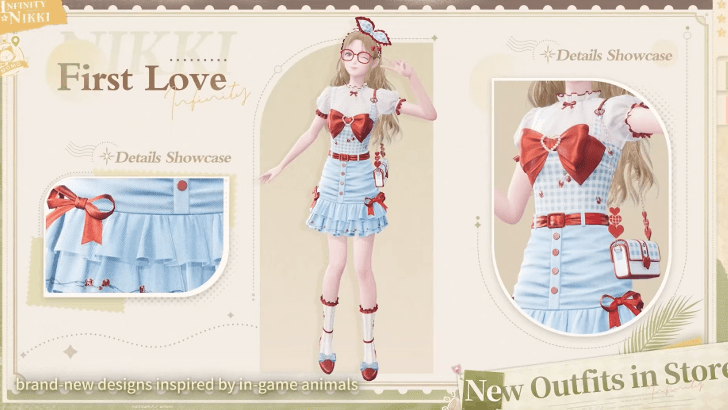 Infinity Nikki Release Livestream Summary and Details - New Outfits in Store Previews - First Love