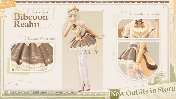 Infinity Nikki Release Livestream Summary and Details - New Outfits in Store Previews - Bibcoon Realm
