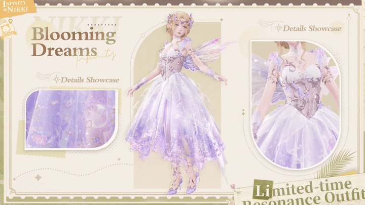 Infinity Nikki - Banner 1 - Blooming Fantasy - Blooming Dreams