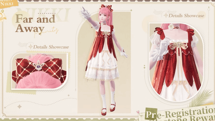 Infinity Nikki - Outfit 1 - Far and Away Outfit Pre-Registration Rewards