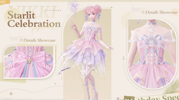 Infinity Nikki - Outfit 3 - Starlit Celebration Outfit Nikki Birthday Event