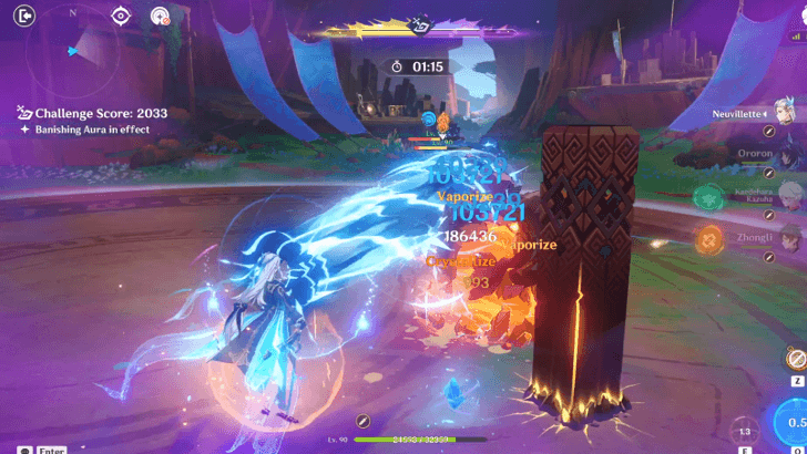 Genshin - Calamitous Tide Vaporize