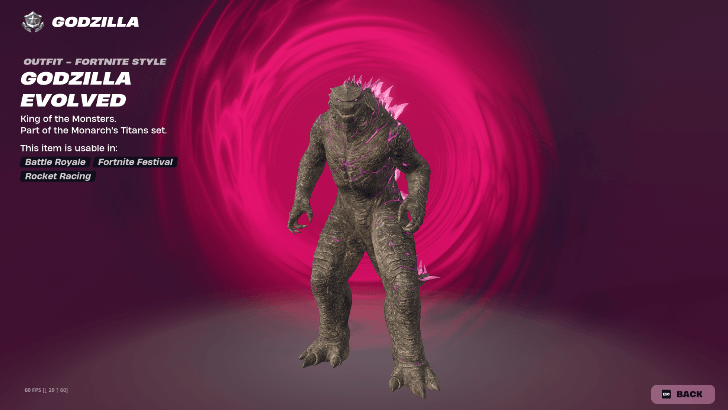 Godzilla Full Body