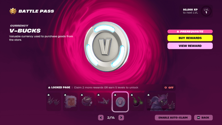 Chapter 6 Season 1 V-Bucks