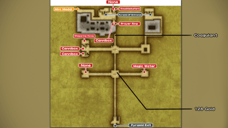 Dragon Quest 3 - Pyramid 1F Complete
