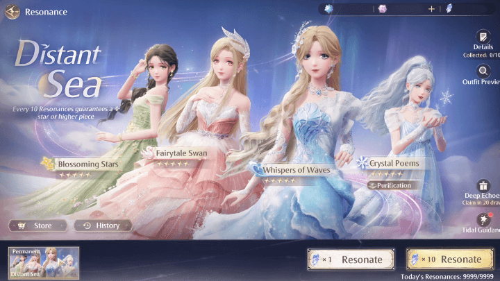 Infinity Nikki Distant Sea Banner