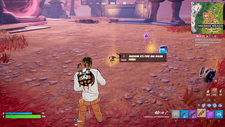 Shogun X Fire Oni Mask