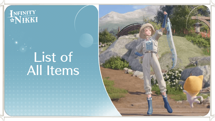 Infinity Nikki - List of All Items