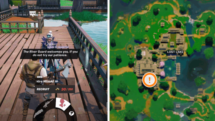 Fortnite -  Mizuki Character Location