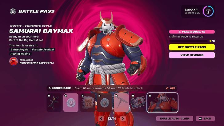 Samurai Baymax Skin
