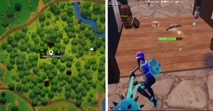 Magic Mosses secret cave Location