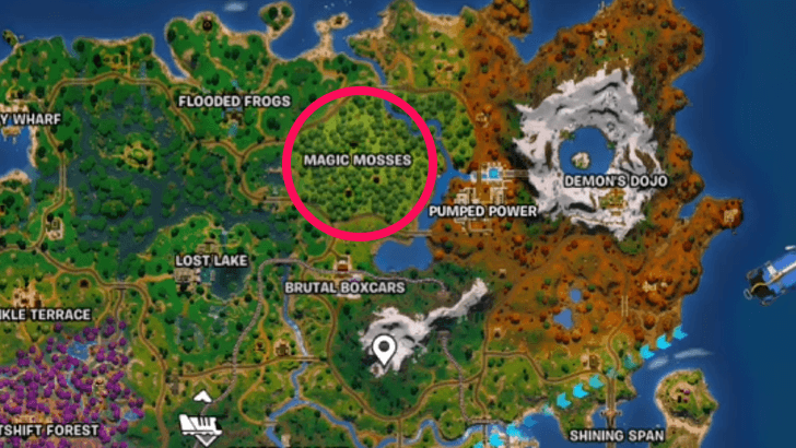 Magic Mosses Location
