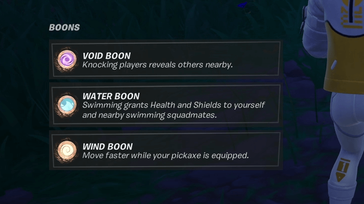 Fortnite - Boons