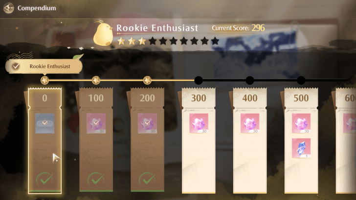 Infinity Nikki - Compendium Rewards