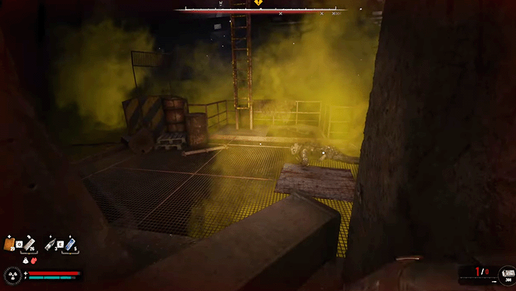 Climb up the Ladder at the end of the Catwalk