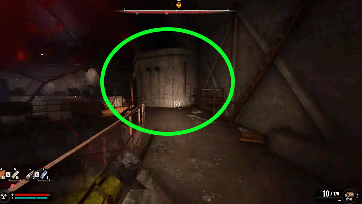 Enter the Outpost and then Activate the Switch