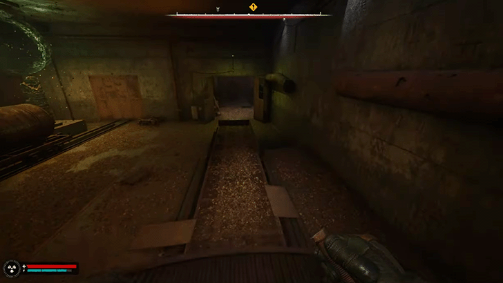 Enter Tunnel Near the Train