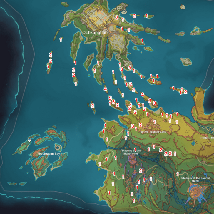 Genshin - Grainfruit Locations 2