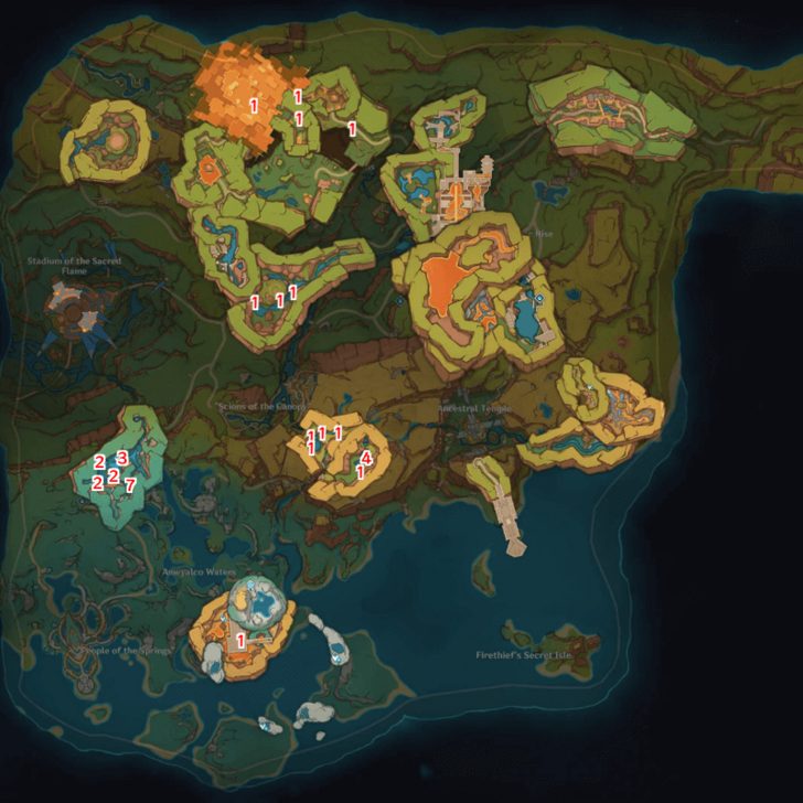 Genshin - Grainfruit Locations Underground 1