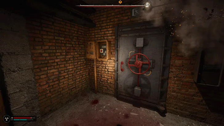 Unlock the Airlock Door by Pressing Red Button