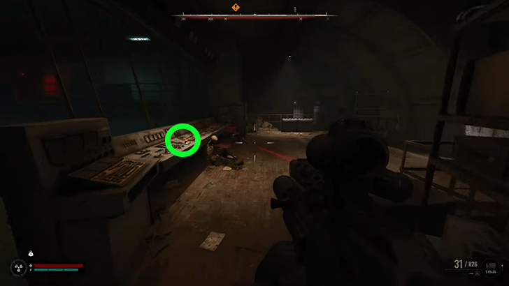 Enter the Main Control Room and Press the Button