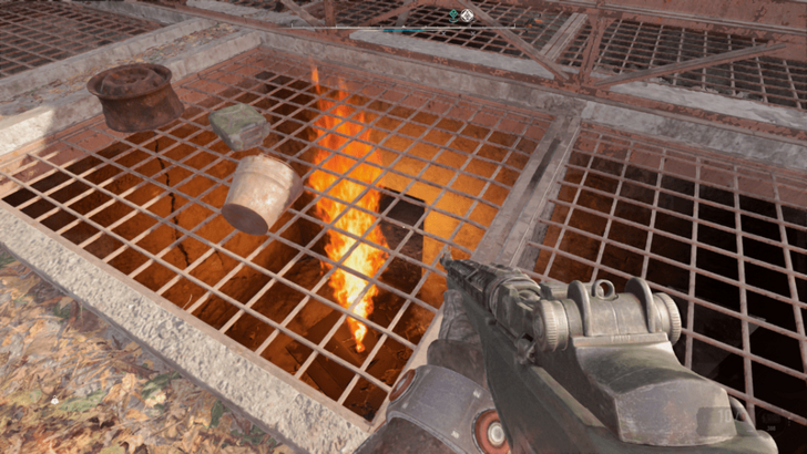 Shooting Poltergeists Through Grate