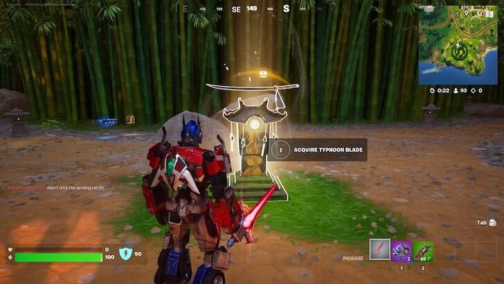 Typhoon Blade Stand View