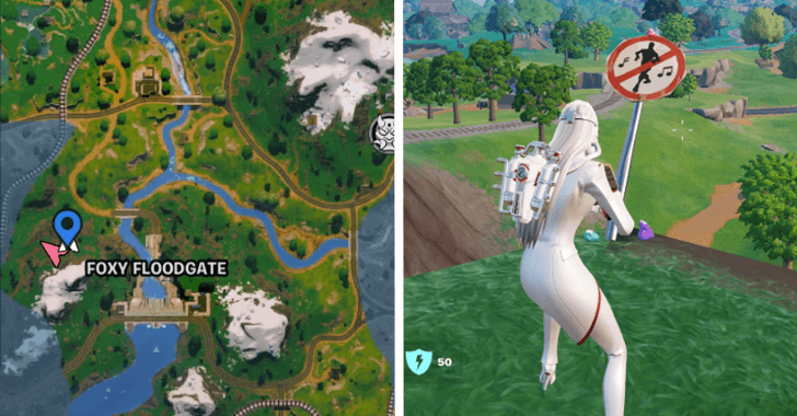 No Emote Sign Location