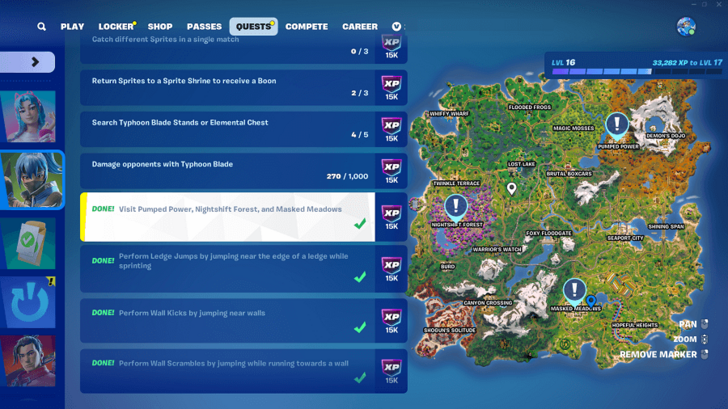 Fortnite Quests For XP