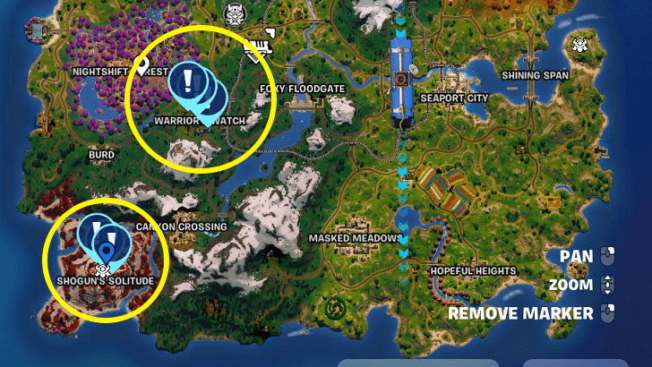 Stage 4 Shoguns Solitude and Warriors Watch