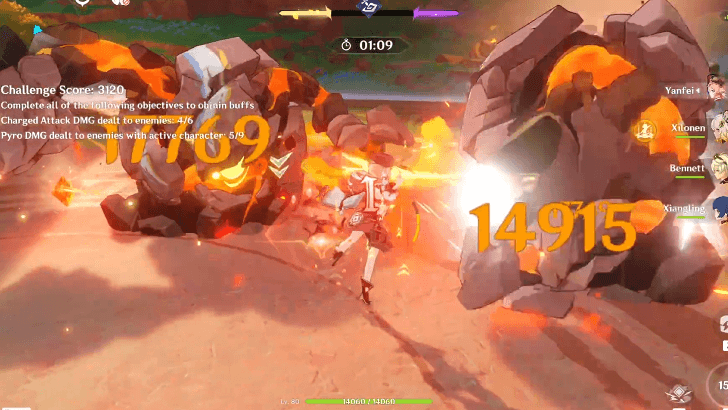 Genshin - Spam Charged Attacks