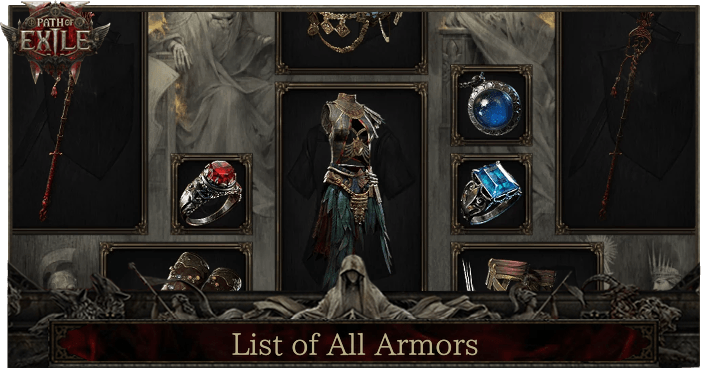 List of All Armors Banner