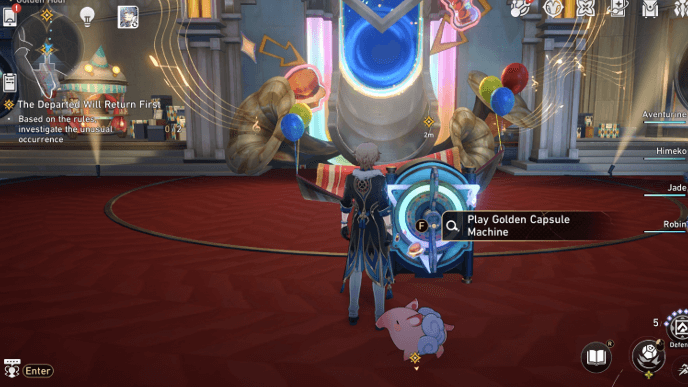 Honkai Star Rail - The Departed Will Return First Walkthrough - Play Golden Capsule Machine