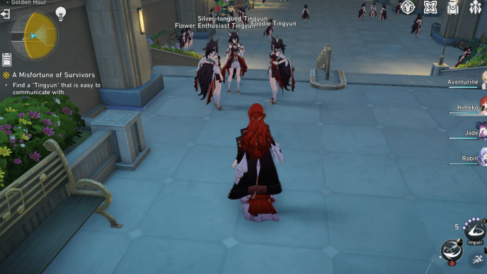 Honkai Star Rail - A Misfortune of Survivors Walkthrough - Talk With a Group of Tingyuns