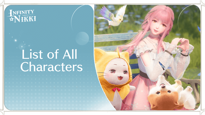 Infinity Nikki - List of All Characters