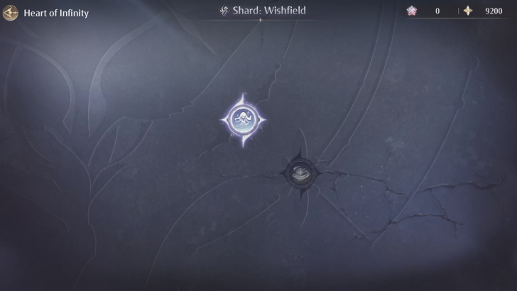 Infinity Nikki - Heart of Infinity Menu