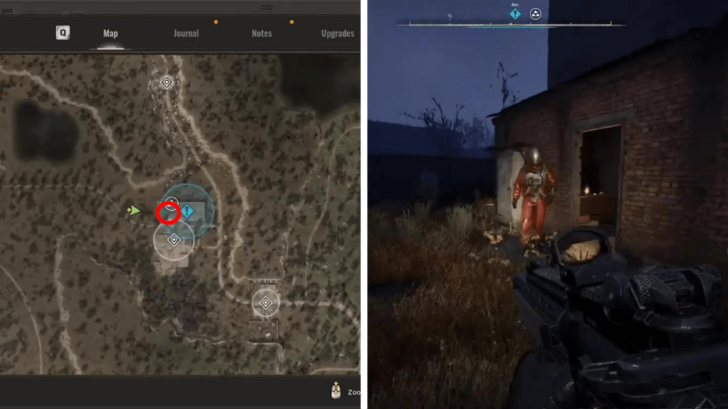 Find and Talk to Trachuk