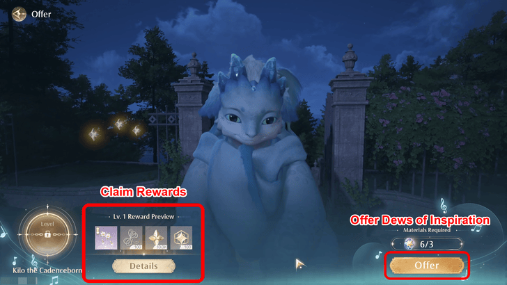 Kilo the Cadenceborn Offering