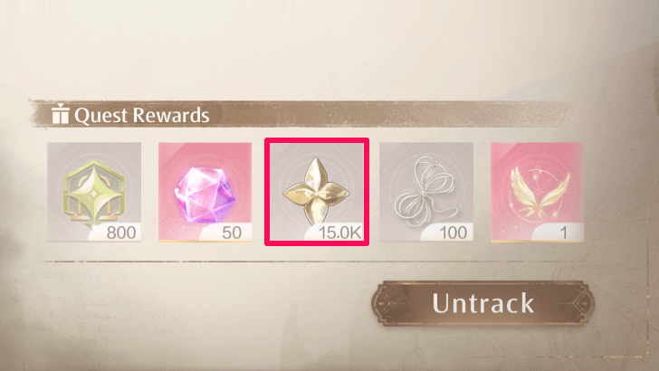 Bling as a Quest Reward