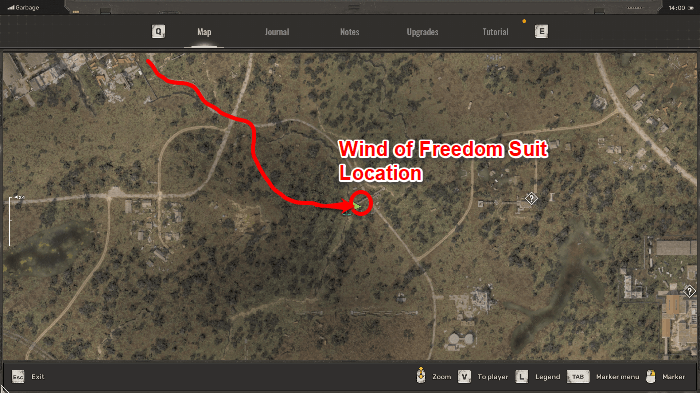 Wind of Freedom Suit Map
