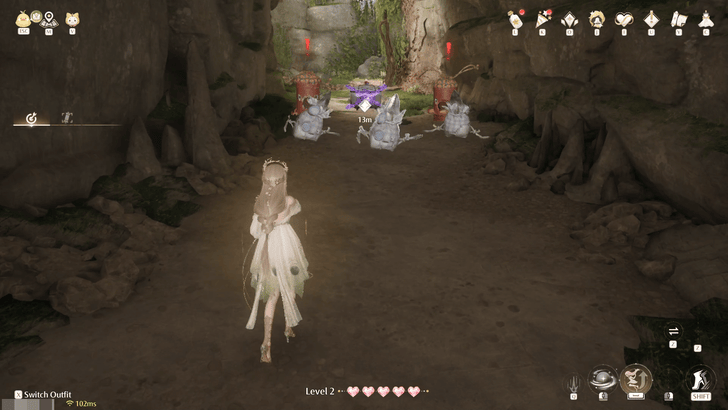 Infinity Nikki Search for Treasures in the Cavern
