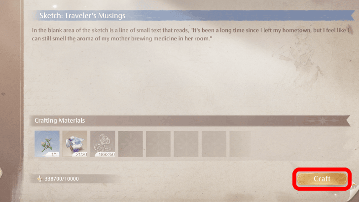 Infinity Nikki Craft Traveler