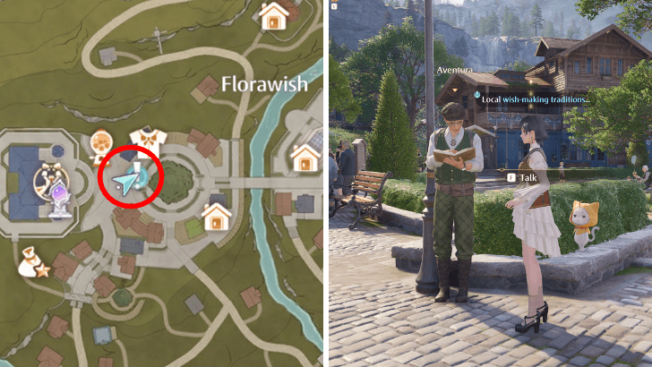 Infinity Nikki Observation: Great Wishtree Quest Location