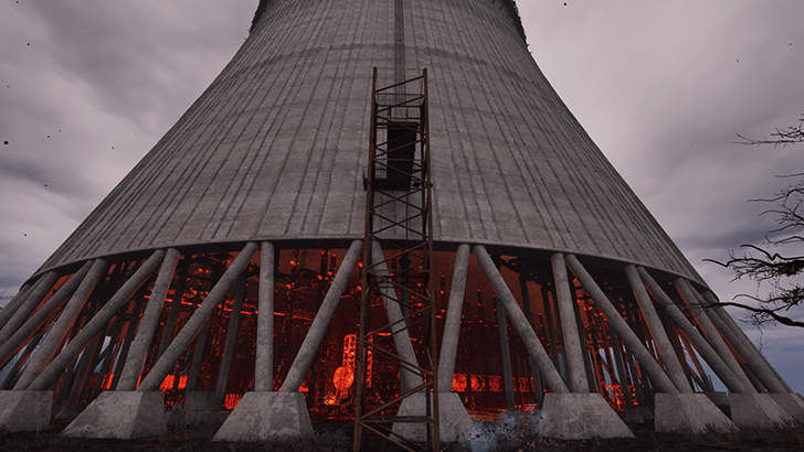 Cooling Tower Ladder