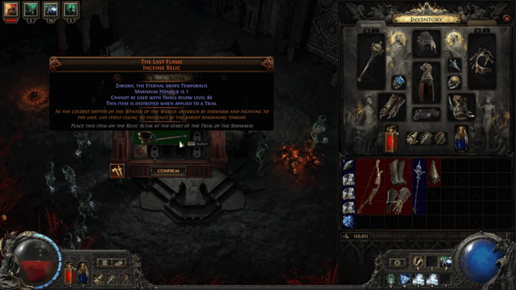 Path of Exile 2 (PoE 2) The Last Flame Relic