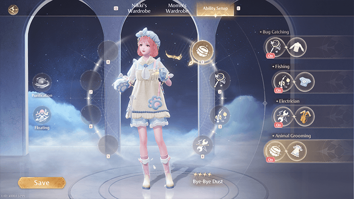 Wardrobe Ability Setup