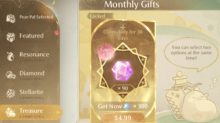 Diamonds from Monthly Gifts