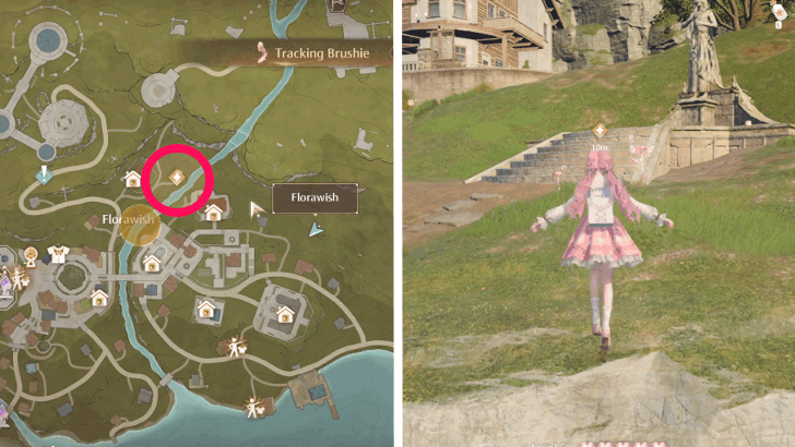 Go to The Wishing One Statue by the River