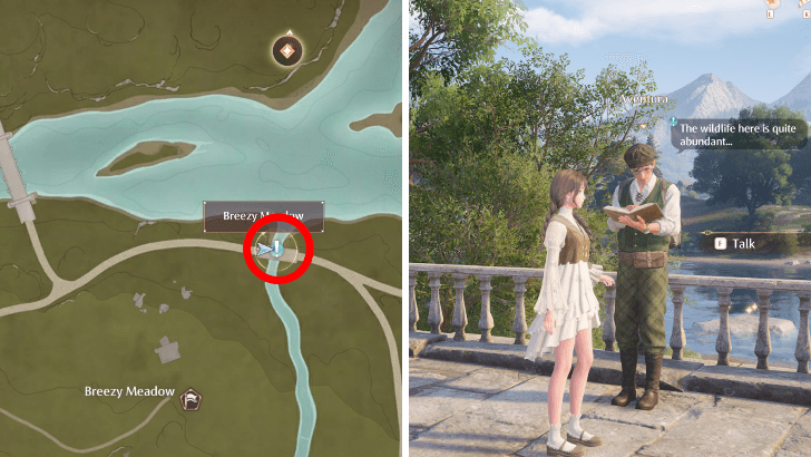 Infinity Nikki Observation: Shimmer Pond Quest Location